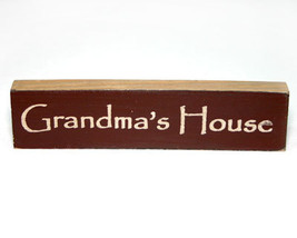 Grandma&#39;s House Wooden Shelf Sitter - £3.19 GBP