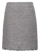 New Banana Republic Women Boucle Textured Navy Blue Pocket A-line Mini Skirt 0 8 - £31.62 GBP