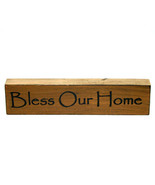 Bless Our Home Inspirational Wooden Shelf Sitter - $5.47 CAD