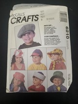 McCall&#39;s Sewing # 6210 Children&#39;s Boys and Girls Hats Bonnets Caps Uncut... - $90.24 MXN