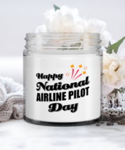 Airline Pilot Candle - Happy National Day - Funny 9 oz Hand Poured Candl... - £15.91 GBP