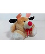 Russ Berrie RUDY Reindeer Plush Puffs Stuffed Animal Mini 4&quot; Toy Korea  - $34.30 CAD