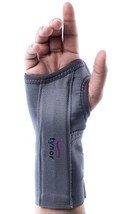 TYNOR Elastic Wrist Splint, Grey, Left, Medium,  SIZE IN DROPDOWN , BEST... - $39.99