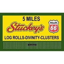 Billboard Stuckey&#39;s Phillips 66 Insert Fits Lionel Trains 310 Holder - £4.71 GBP