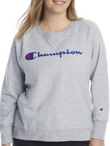 MSRP $50 Champion Plus Size Signature Graphic Sweatshirt Gray Size 1X - £22.19 GBP