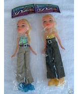2 Fashion Dolls dress with solid color pants-Brand New - £5.30 GBP