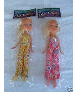 2 Fashion Dolls dress with patterned pants - Brand New - $6.74