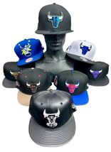 Lot of 8 Chicago Bulls New Era 9Fifty Snapback Adjustable Hats Caps - $49.49