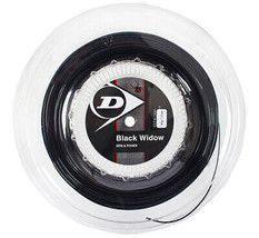 Dunlop Black Widow 1.26 mm 200m 17gauge Tennis String Polyester Racket Reel - £111.00 GBP