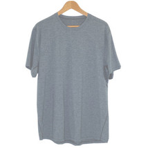 Lululemon T Shirt Mens size L-XL Short Sleeved Crew Neck Active Tee Gray NO TAG - £25.14 GBP