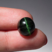11.0 Ct! Green to very Green perfect CATS EYE effect TOURMALINE! tranlucent from - £179.43 GBP