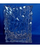 ROSENTHAL CRYSTAL FROM GERMANY FAMOUS &quot;BAG&quot; VASE, STUNNING - £26.33 GBP
