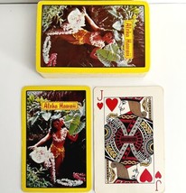 1970s Aloha Hawaii Playing Cards 52 Pcs No Jokers w/Case British Hong Kong - £12.05 GBP