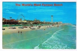 Florida Postcard Daytona Beach Worlds Most Famous Beach - £1.66 GBP