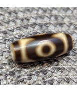 Hochwertiges altes tibetisches 3 Kreis Augen in Augen Achat Stein Dzi Pe... - $74.33