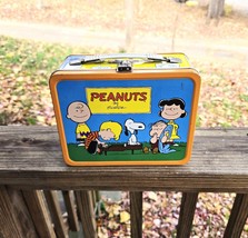 1960s Peanuts By Schulz Lunch Box And Thermos 8-3/4&quot;L x 7&quot;W x 4&quot;H - $135.00