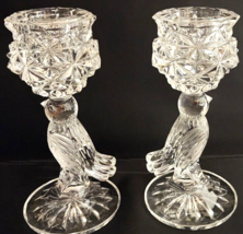 Hofbauer The Byrdes Collection Pair 7&quot; Single Light Candlestick Holders Germany - £49.79 GBP