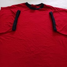 Deziak Crewneck Men’s Red & Blue Cotton T-Shirt Short Sleeve Size 3X image 6