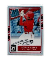 2) 2017 Donruss Optic Rated Rookies Base Holo /150 Roman Quinn #166 Auto RC - £3.92 GBP