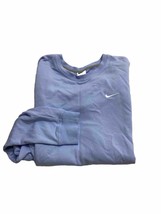Nike Mens Fleece Crewneck Sweatshirt Mens 2XL Blue Pullover Long Sleeve ... - $22.77