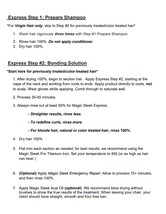 Magic Sleek EXPRESS Smoothing Kit + FREE Maintenance Shampoo & Conditioner image 4