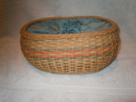 Vintage Wicker Straw Purse Late 1800&#39;s? - £14.13 GBP