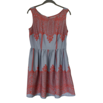 PinKY Womens Juniors Fit and Flare Summer Dress Size M A Line Style Gray - £13.38 GBP