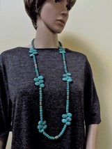            One of a kind genuine turquoise necklace  - £63.70 GBP