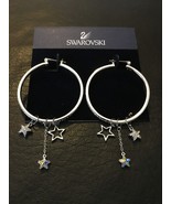New Authentic Swarovski Mash Hoop crystal classic Earrings with Stars 10... - €106,57 EUR