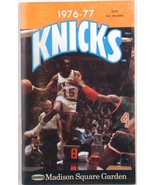 NY Knicks 1976-1977 Yearbook Madison Square Garden MSG NBA Official Medi... - £9.77 GBP