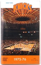 NY Knicks 1975-1976 Yearbook Madison Square Garden MSG NBA Official Guide - £8.65 GBP