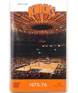 NY Knicks 1975-1976 Yearbook Madison Square Garden MSG NBA Official Guide - £8.60 GBP