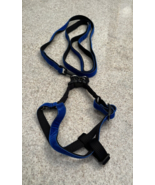 Mimi Green Royal Blue Velvet Dog Harness And Leash Set (S) - $42.08