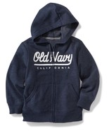 Old Navy Zip-Front  Hoodie Toddler Boy Gray Red Blue Size 2T 3T 4T 5T NWT  - £18.07 GBP
