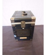 Vinyl Record File Box Flight Storage Carry Hardshell Case Locking Indust... - £59.35 GBP