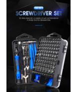 135 In 1 Magnetic Full Screwdriver Set with Case, Blue - £30.92 GBP