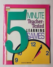5 Minute Teacher Tested Learning Games Emmi S. Herman 2001 Paperback  - £7.89 GBP
