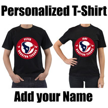 Houston Texans Personalized Couple Men Women T Shirt Gift - $49.50
