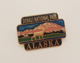 Denali National Park Alaska Souvenir Collectible Lapel Hat Pin Pinchback - £15.66 GBP