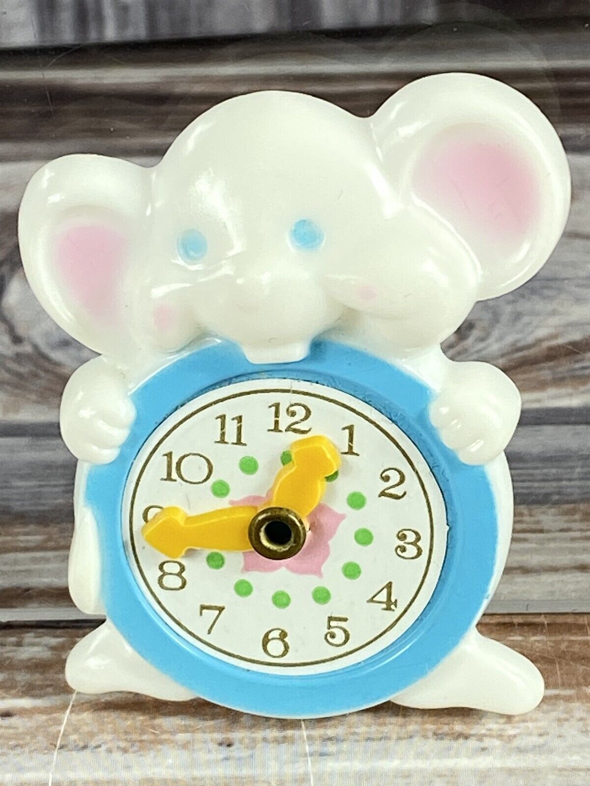 70s Vintage Avon Pin (MM4) - Minute Mouse w/ Clock  - $4.49
