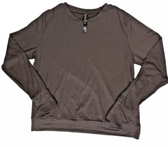 Lukka Lux Super Soft Long Sleeve Shirt Comfort Size M Green - $14.50