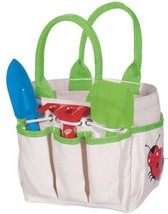 Kids&#39; Garden Tote with Tools Trowel, Rake, Shovel - Make Gardening Family Fun! - $15.37