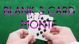 Blank Three Card Monte - In Bicycle Card Stock! - Great Beginner&#39;s Magic! - £3.86 GBP