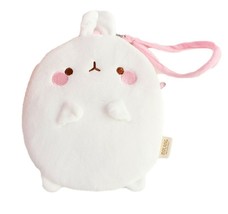 Molang Cosmetic Makeup Pen Strap Pouch Bag Case (White)