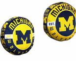 NORTHWEST NCAA Michigan Wolverines Round Cloud Pillow, 15&quot;, Team Colors - £31.47 GBP