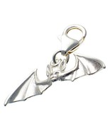 Welded Bliss Sterling 925 Solid Silver Clip On Bat Charm. Handmade by We... - £18.50 GBP