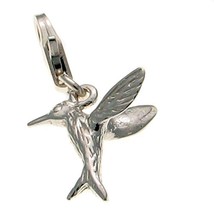 Welded Bliss Sterling 925 Silver Clip On Charm Hovering Love Bird. Handmade b... - £18.41 GBP