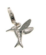 Welded Bliss Sterling 925 Silver Clip On Charm Hovering Love Bird. Handm... - £18.50 GBP