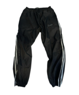 Vtg Nike Y2K Nylon Softshell Track Pants Large Tapered Zip Leg 2000&#39;s Ra... - $106.65 CAD