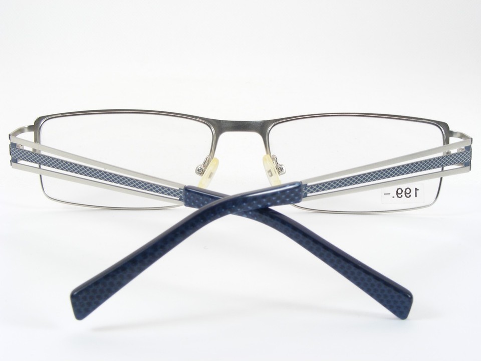 Vintage OU 33.538.02 Blue /Silver UNIQUE RARE EYEGLASSES GLASSES FRAME 55-17-135 Item image 3